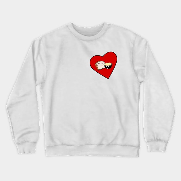 Taste Buddies Crewneck Sweatshirt by traditionation